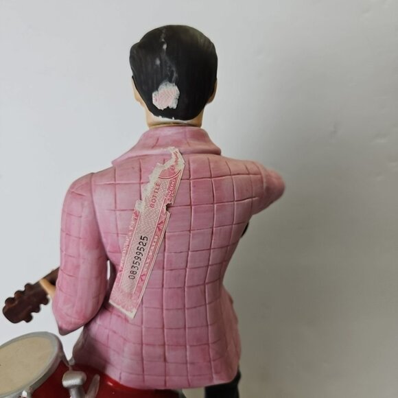 McCormick Elvis Presley Yours Elvis '55 Whiskey Decanter Music Box 15" Porcelain - Picture 4 of 11